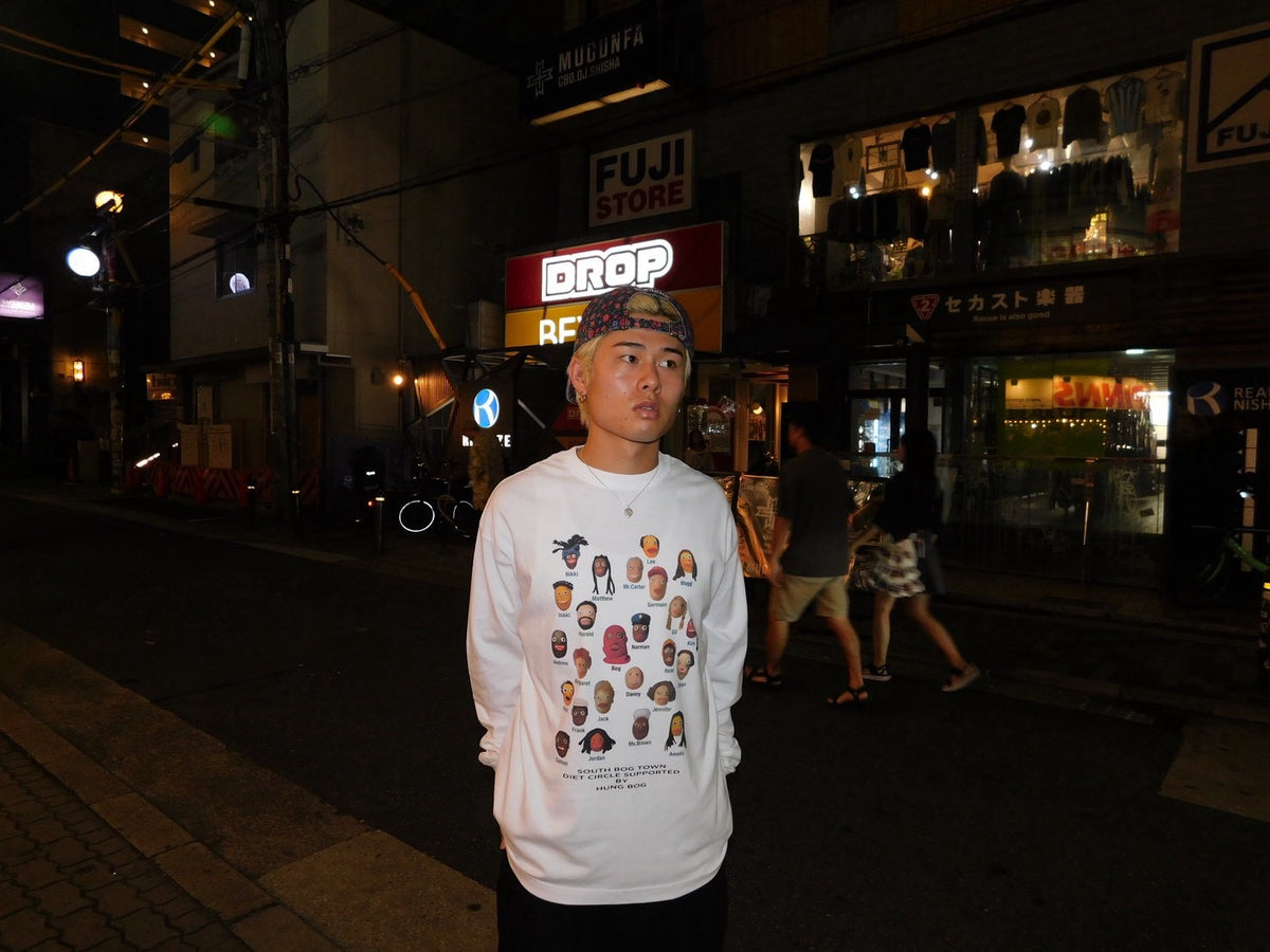 CAMP84 long Tee White